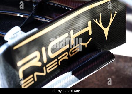 Haas VF-19 – Rich Energy-Logo. 15.05.2019. Formel 1 Im Saisontest, Tag Zwei, Barcelona, Spanien. Mittwoch. Bildnachweis sollte lauten: XPB/Press Association Images. Stockfoto