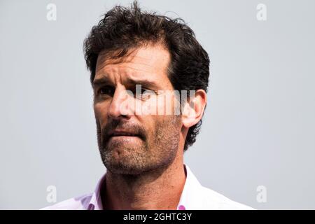 Mark Webber (AUS) Channel 4 Presenter. 12.07.2019. Formel-1-Weltmeisterschaft, Rd 10, Großer Preis Von Großbritannien, Silverstone, England, Übungstag. Bildnachweis sollte lauten: XPB/Press Association Images. Stockfoto