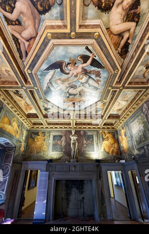 Arezzo Toskana Italien. Vasari Home Museum Stockfoto