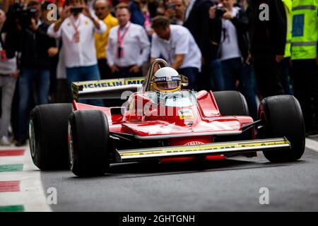 Jody Scheckter (RSA) im Ferrari 312T4 von 1979. 06.09.2019. Formel 1 Weltmeisterschaft, Rd 14, Großer Preis Von Italien, Monza, Italien, Übungstag. Bildnachweis sollte lauten: XPB/Press Association Images. Stockfoto