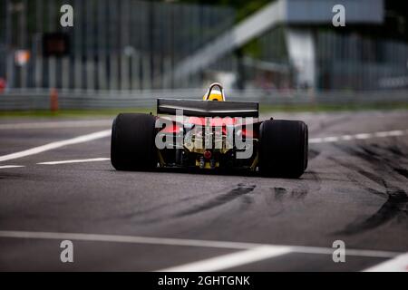 Jody Scheckter (RSA) im Ferrari 312T4 von 1979. 06.09.2019. Formel 1 Weltmeisterschaft, Rd 14, Großer Preis Von Italien, Monza, Italien, Übungstag. Bildnachweis sollte lauten: XPB/Press Association Images. Stockfoto