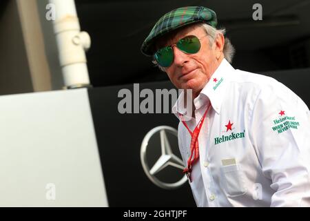 Jackie Stewart (GBR). 22.09.2019. Formel-1-Weltmeisterschaft, Rd 15, Großer Preis Von Singapur, Marina Bay Street Circuit, Singapur, Renntag. Bildnachweis sollte lauten: XPB/Press Association Images. Stockfoto