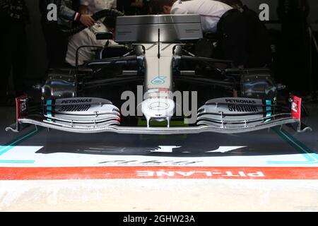 Mercedes AMG F1 W11 Frontflügel. 19.02.2020. Formel-1-Test, Erster Tag, Barcelona, Spanien. Mittwoch. Bildnachweis sollte lauten: XPB/Press Association Images. Stockfoto