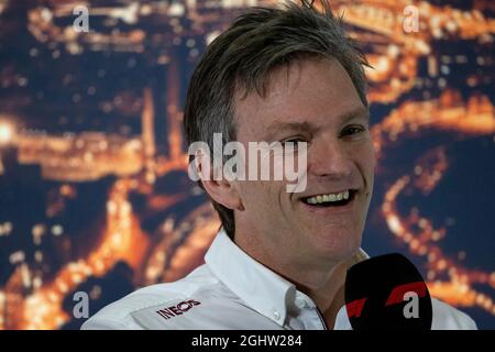 James Allison (GBR) Mercedes AMG F1 Technical Director bei der FIA-Pressekonferenz. 20.02.2020. Formel-1-Test, Tag Zwei, Barcelona, Spanien. Donnerstag. Bildnachweis sollte lauten: XPB/Press Association Images. Stockfoto