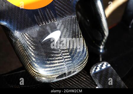 McLaren MCL35 Nosecon. 21.02.2020. Formel-1-Test, Tag Drei, Barcelona, Spanien. Freitag. Bildnachweis sollte lauten: XPB/Press Association Images. Stockfoto