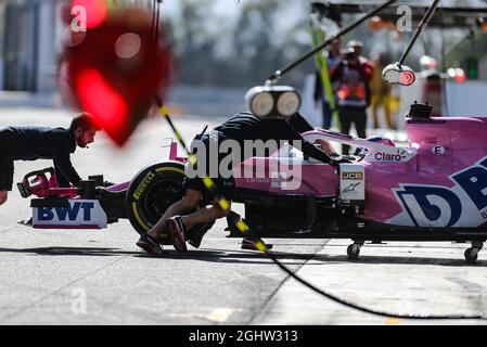 Lance Stroll (CDN) Racing Point F1 Team RP20. 27.02.2020. Formel-1-Test, Tag Zwei, Barcelona, Spanien. Donnerstag. Bildnachweis sollte lauten: XPB/Press Association Images. Stockfoto