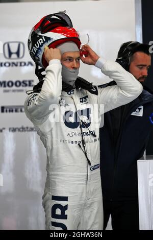 Daniil Kvyat (RUS) AlphaTauri. 28.02.2020. Formel-1-Test, Tag Drei, Barcelona, Spanien. Freitag. Bildnachweis sollte lauten: XPB/Press Association Images. Stockfoto