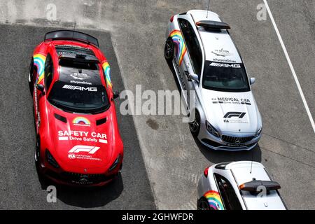 Red FIA Safety Car. 10.09.2020. Formel 1 Weltmeisterschaft, Rd 9, Großer Preis Der Toskana, Mugello, Italien, Tag Der Vorbereitung. Bildnachweis sollte lauten: XPB/Press Association Images. Stockfoto