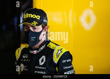 Fernando Alonso (ESP) Renault F1 Team. 15.12.2020. Formel-1-Tests, Yas Marina Circuit, Abu Dhabi, Dienstag. Bildnachweis sollte lauten: XPB/Press Association Images. Stockfoto