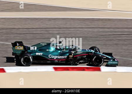 Lance Stroll (CDN) Aston Martin F1 Team AMR21. 14.03.2021. Formel-1-Test, Sakhir, Bahrain, Tag Drei. Bildnachweis sollte lauten: XPB/Press Association Images. Stockfoto