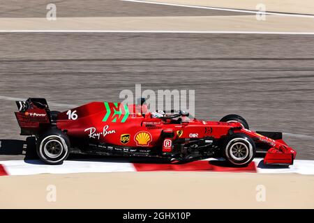 Charles Leclerc (MON) Ferrari SF-21. 14.03.2021. Formel-1-Test, Sakhir, Bahrain, Tag Drei. Bildnachweis sollte lauten: XPB/Press Association Images. Stockfoto