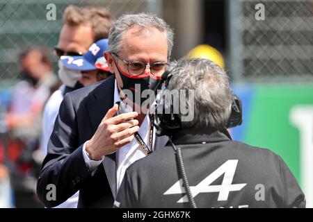 Stefano Domenicali (ITA) Formel-1-Präsident und CEO am Start. 02.05.2021. Formel-1-Weltmeisterschaft, Rd 3, Großer Preis Von Portugal, Portimao, Portugal, Wettkampftag. Bildnachweis sollte lauten: XPB/Press Association Images. Stockfoto