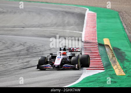 Nikita Mazepin (RUS) Haas F1 Team VF-21. 09.05.2021. Formel 1 Weltmeisterschaft, Rd 4, Großer Preis Von Spanien, Barcelona, Spanien, Wettkampftag. Bildnachweis sollte lauten: XPB/Press Association Images. Stockfoto