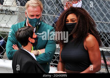 Serena Williams (USA) Tennisspielerin. 23.05.2021. Formel-1-Weltmeisterschaft, Rd 5, Großer Preis Von Monaco, Monte Carlo, Monaco, Wettkampftag. Bildnachweis sollte lauten: XPB/Press Association Images. Stockfoto