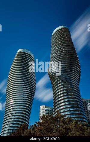 Die Absolute World Towers in Mississauga, Ontario Stockfoto