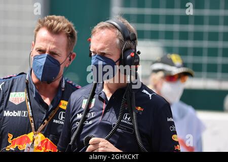 Paul Monaghan (GBR) Red Bull Racing Chief Engineer am Start. 27.06.2021. Formel 1 Weltmeisterschaft, Rd 8, Steiermark Grand Prix, Spielberg, Österreich, Wettkampftag. Bildnachweis sollte lauten: XPB/Press Association Images. Stockfoto