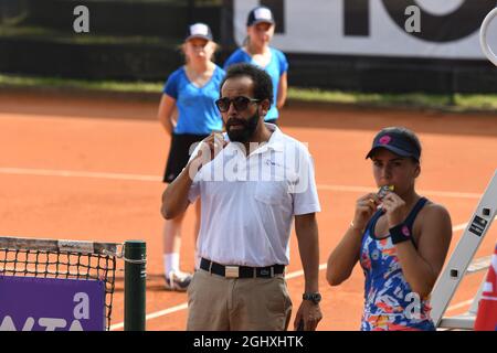 Kader Nouni Schiedsrichter Tennis WTA Liqui Moly Open Tennis Tournament TC Rüppurr 7. September 2021 Schiedsrichter Stockfoto