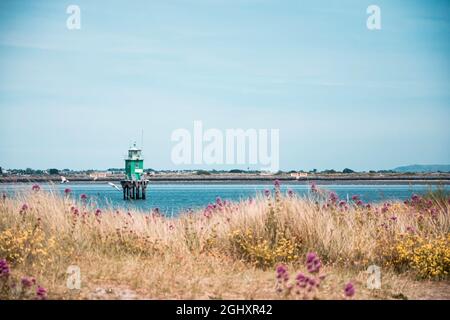 Aufnahmen aus der Dublin Bay und dem Bereich des Poolbeg Lighthouse Stockfoto