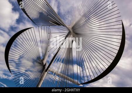 Skulptur am Currier Museums in Manchester, New Hampshire Stockfoto