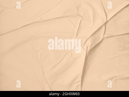 Braune Kleber, zerknitterte und zerknitterte Papiertextur Stockfoto