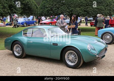 Aston Martin DB4 GT Zagato (1961), Concours of Elegance 2021, Hampton Court Palace, London, Großbritannien, Europa Stockfoto