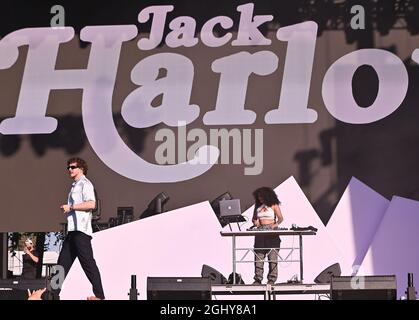 Napa, USA. September 2021. Jack Harlow tritt am 3. Tag des BottleRock Napa Valley Music Festivals 2021 auf der Napa Valley Expo am 05. September 2021 in Napa, Kalifornien, auf. Foto: Casey Flanigan/imageSPACE/Sipa USA Kredit: SIPA USA/Alamy Live News Stockfoto