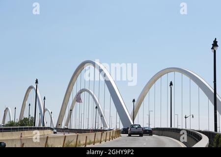 Washington, Usa. September 2021. Eröffnung der New Frederick Douglass Memorial Bridge in Washington. Kredit: SOPA Images Limited/Alamy Live Nachrichten Stockfoto