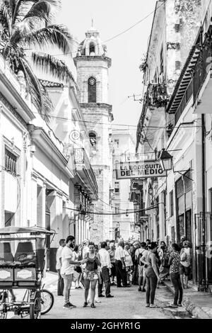 Hemingways Stammkneipe, la Bodeguita del Medio in Havanna Stockfoto