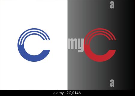 SYMBOL FÜR DEN MARKENNAMEN DES BUSSINES INITAIL-LOGOS Stock Vektor