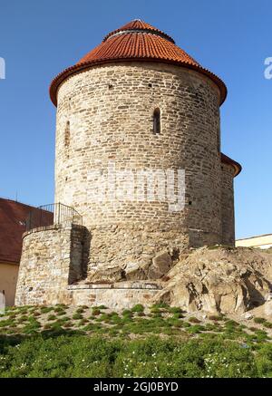 Die Rotunde der Hl. Katharina in der tschechischen Rotunde svate kateriny, Stadt Znojmo, Südmähren, Tschechische republik Stockfoto