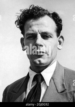 Walter Winterbottom, Manager des englischen internationalen Teams. Oktober 1949 Stockfoto