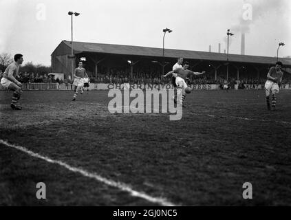 Gravesend und Northfleet FC gegen Dartford, 7. März 1960 Stockfoto