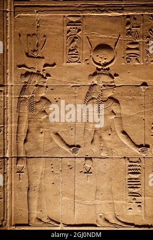 Tempel der Isis. Insel Philae, Ägypten. Stockfoto
