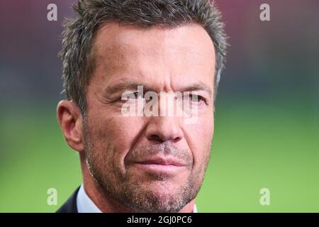 Lothar Matthäus im Spiel DEUTSCHLAND - ARMENIEN 6-0 Qualifikation zur WM 2022, WM Quali, Saison 2021/2022, 5. September 2021 in Stuttgart, Deutschland. (Armenien) © Peter Schatz / Alamy Live News Stockfoto