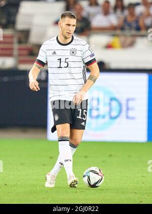 Niklas Süle, Suele, DFB 15 im Spiel DEUTSCHLAND - ARMENIEN 6-0 Qualifikation zur WM 2022, WM Quali, Saison 2021/2022, 5. September 2021 in Stuttgart, Deutschland. (Armenien) © Peter Schatz / Alamy Live News Stockfoto