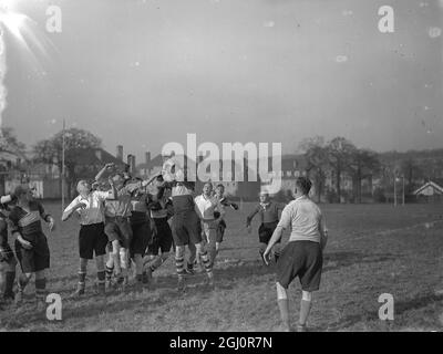 Rugby Old Dunstonian 1946 Stockfoto