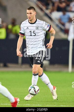 Niklas Süle, Suele, DFB 15 im Spiel DEUTSCHLAND - ARMENIEN 6-0 Qualifikation zur WM 2022, WM Quali, Saison 2021/2022, 5. September 2021 in Stuttgart, Deutschland. (Armenien) © Peter Schatz / Alamy Live News Stockfoto