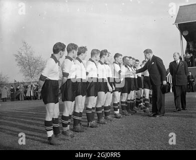 Aylesford P. Mills V Finnland . Januar 1947 Stockfoto