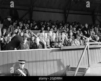 Aylesford P. Mills V Finnland . Januar 1947 Stockfoto