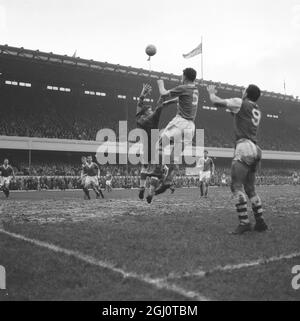 EVERTON V ARSENAL FUSSBALLSPIEL 20. FEBRUAR 1960 Stockfoto