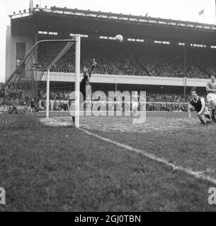 EVERTON V ARSENAL FUSSBALLSPIEL 20. FEBRUAR 1960 Stockfoto