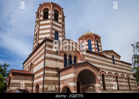 Georgien, Batumi. Außenansicht der St. Nikolaus Kirche. Stockfoto