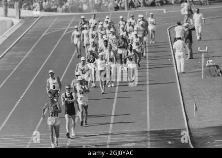 OLYMPISCHES SPIEL ROAD WALK 50KM START 8 SEPTEMBER 1960 Stockfoto