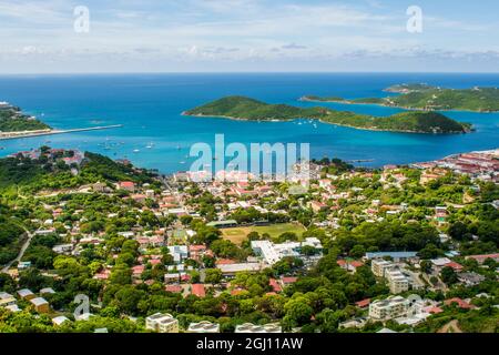 Charlotte Amalie, St. Thomas, US Virgin Islands. Stockfoto