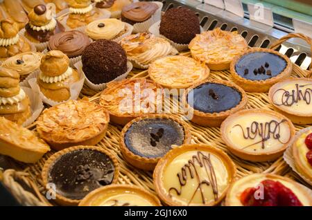 Französisch Gebäck, Montmartre, Paris, Frankreich Stockfoto