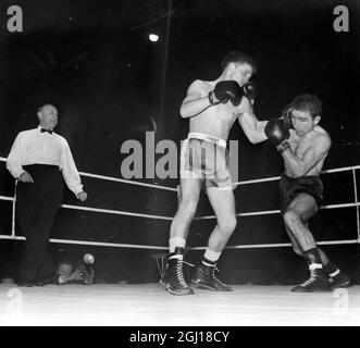 BOXEN ALAN RUDKIN V VETROFF IN WEMBLEY, LONDON ; 12. NOVEMBER 1963 Stockfoto