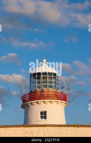 Irland, County Donegal, St. John's Point, St. John's Point Lighthouse, Dämmerung Stockfoto