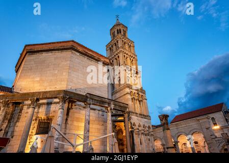 St. Domnius Kathedrale in Split, Kroatien Stockfoto