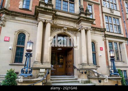 LSE Department of Economics und das International Growth Center, ehemaliges Grundbuchgebäude, Lincoln's Inn Fields, Holborn, London, England, VEREINIGTES KÖNIGREICH Stockfoto