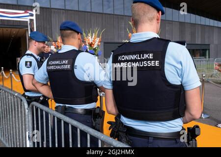 Niederlande, Den Haag am 07/09/2021. Das Ministerium für Gesundheit, Wohlfahrt und Sport organisiert eine Hommage an die niederländischen Medaillengewinnerinnen der 202 Stockfoto